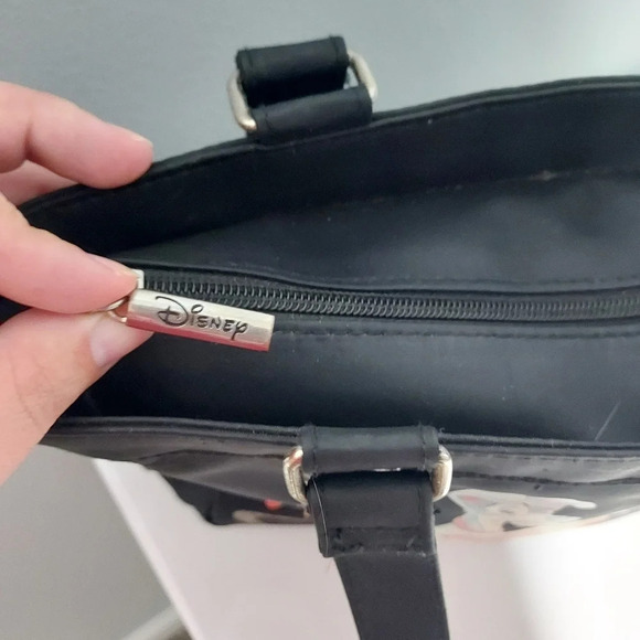 Disney Lady and The Tramp Black Nylon Shoulder Bag/Purse - Picture 11 of 15